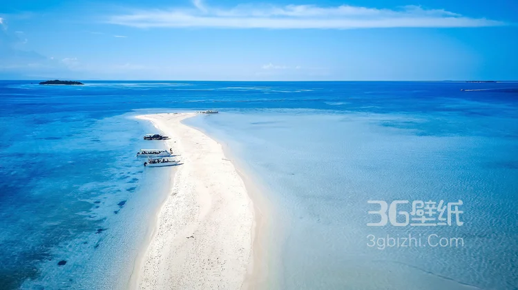 碧海蓝天，海天一色，如此清新怡人的大海风景，令人憧憬3