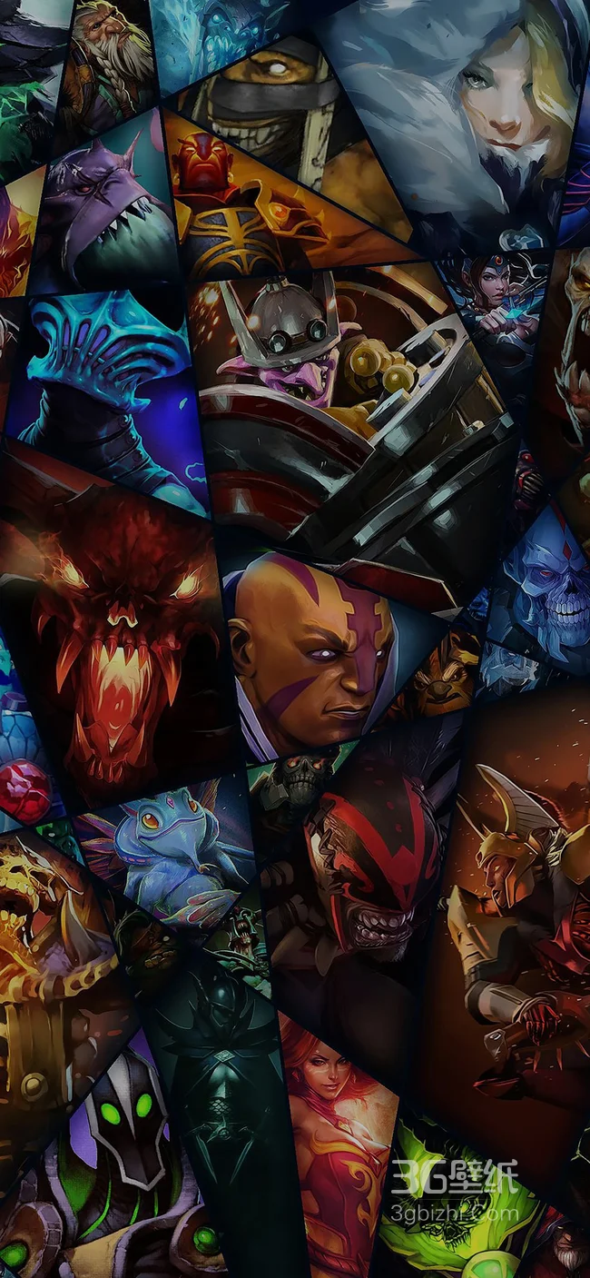 游戏人物创意头像拼贴个性手机壁纸1