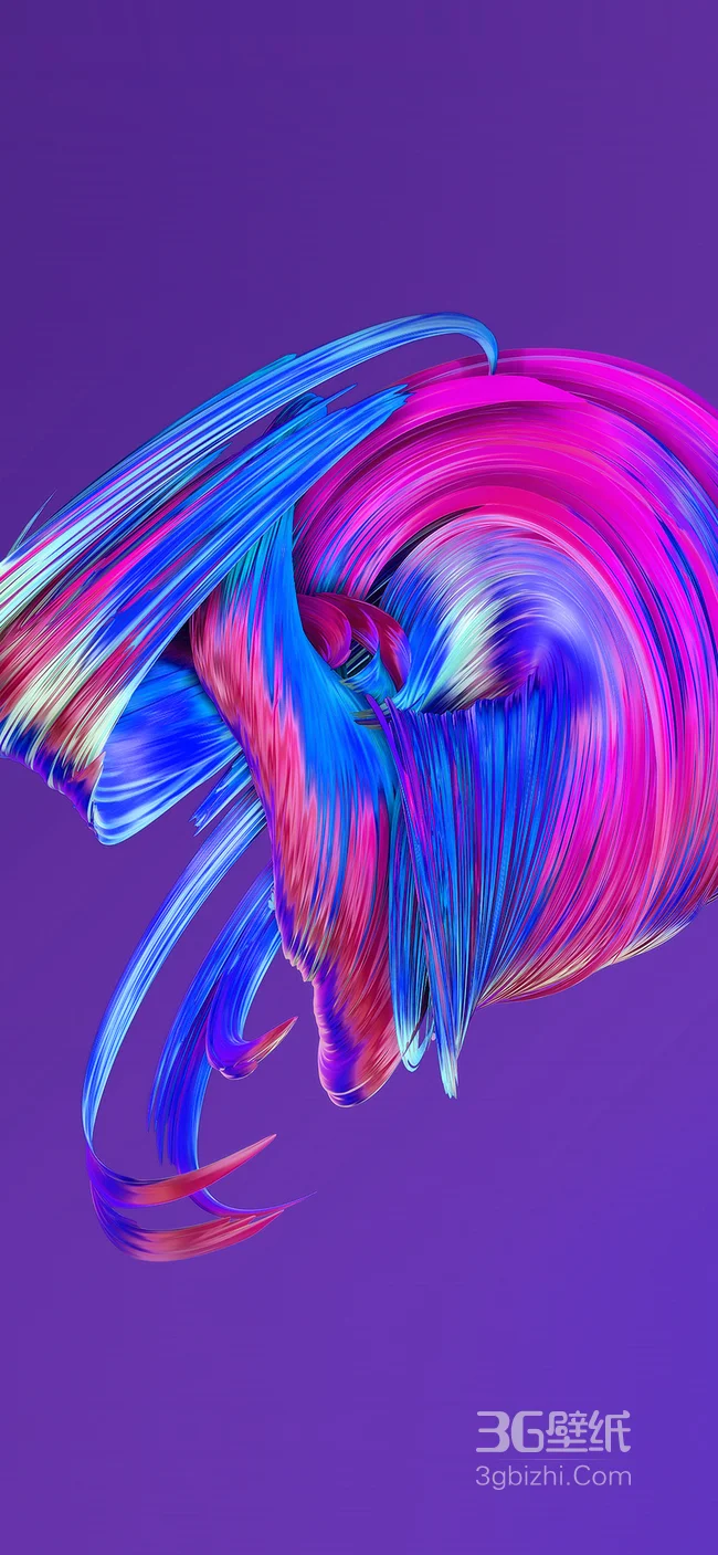 旋涡抽象创意油彩高清手机壁纸1