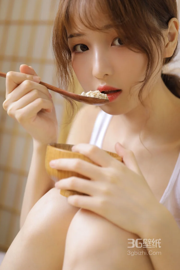 日式小木屋的魅力动人可爱少女写真美照6