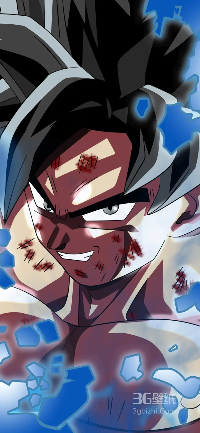 龙珠主角孙悟空近照人像插画1