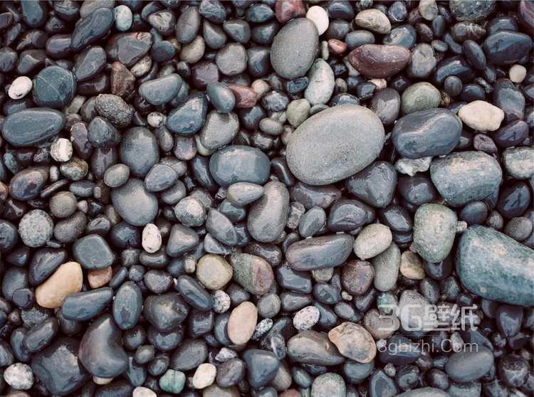 石头，鹅卵石，以及五颜六色的石头唯美图片6
