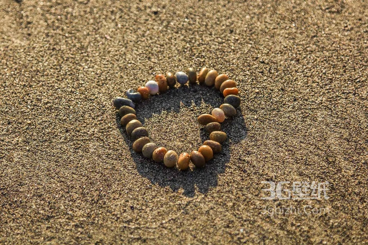 石头，鹅卵石，以及五颜六色的石头唯美图片2