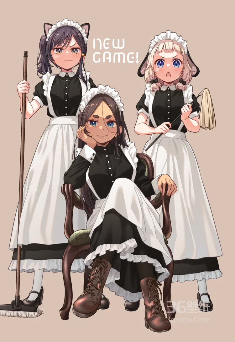 日本漫画《NEW GAME!》最终第13卷纪念插画图片欣赏5