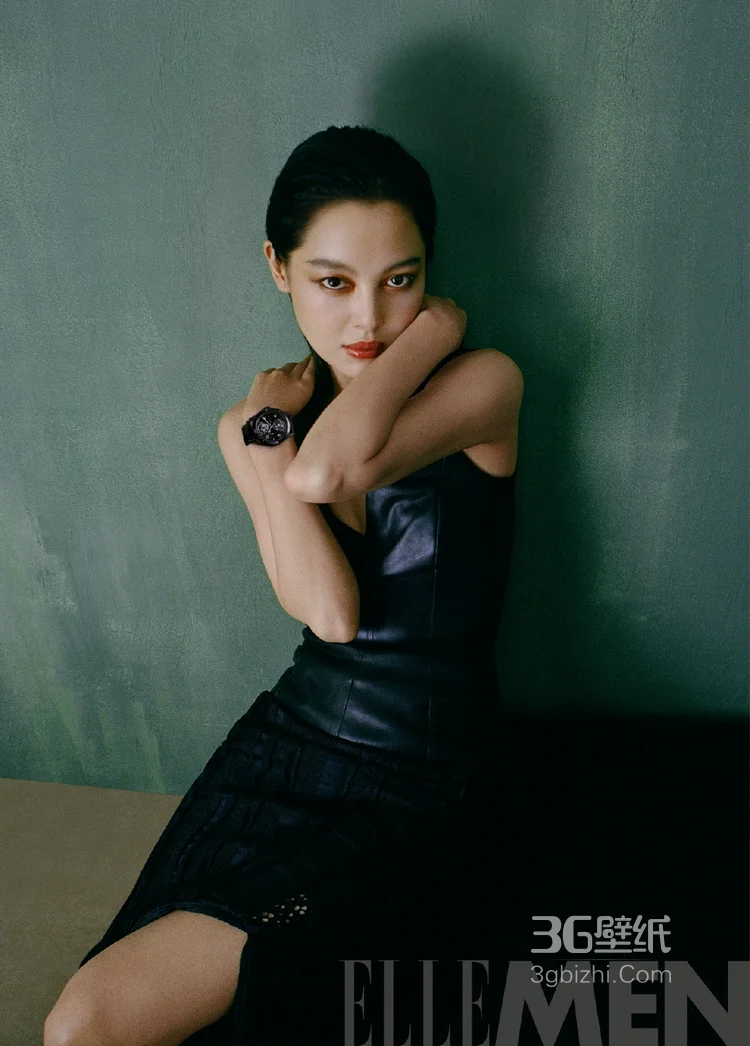 辛芷蕾皮衣系列穿搭气场,表现力十足写真图片8