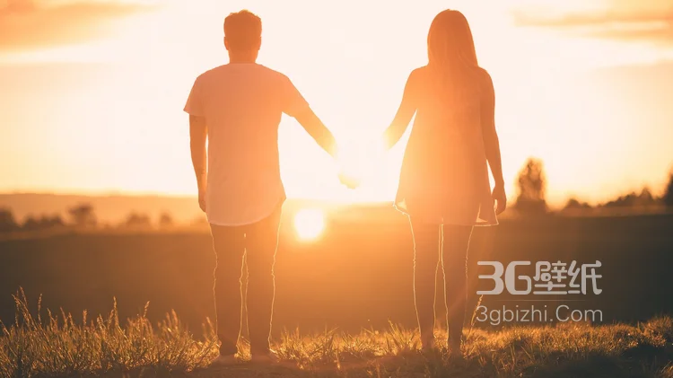 浪漫恩爱的夫妻，情侣拥抱，亲吻，牵手等唯美爱情图片4