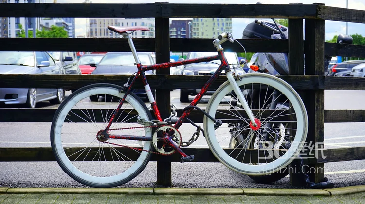 简单方便，各式各样的自行车，山地自行车唯美静物摄影图片5