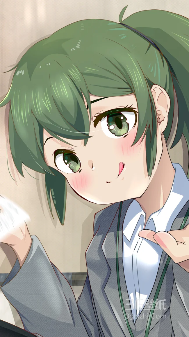 大眼睛可爱萝莉动漫少女手机壁纸1