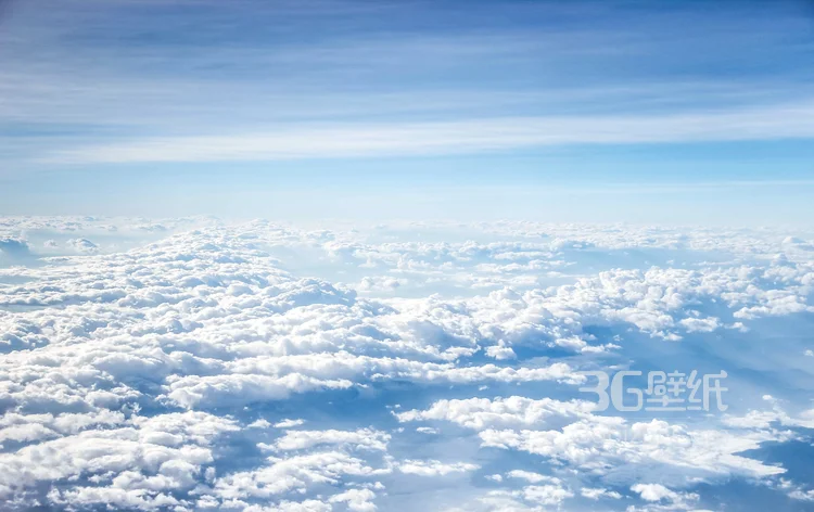 蓝蓝的天上白云飘，美丽的天空白云云朵风景背景图片6