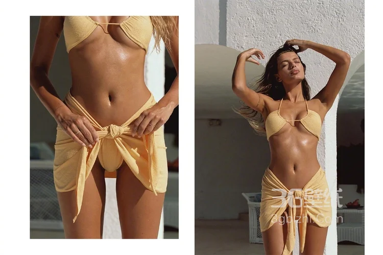 毛里求斯海岛 阳光，沙滩，大海，欧美嫩模性感风情 LAVARICE夏日泳装画册图集欣赏14