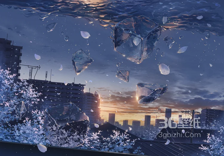 下雨天，雨水，雨滴，雨伞，窗户，落叶，马路，雨天唯美意境图片5