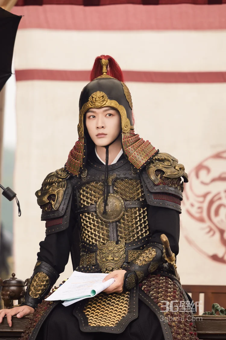  张晚意古装帅气图片， 张晚意饰演古装剧《柳舟记》人物崔行舟幕后花絮写真图片集4