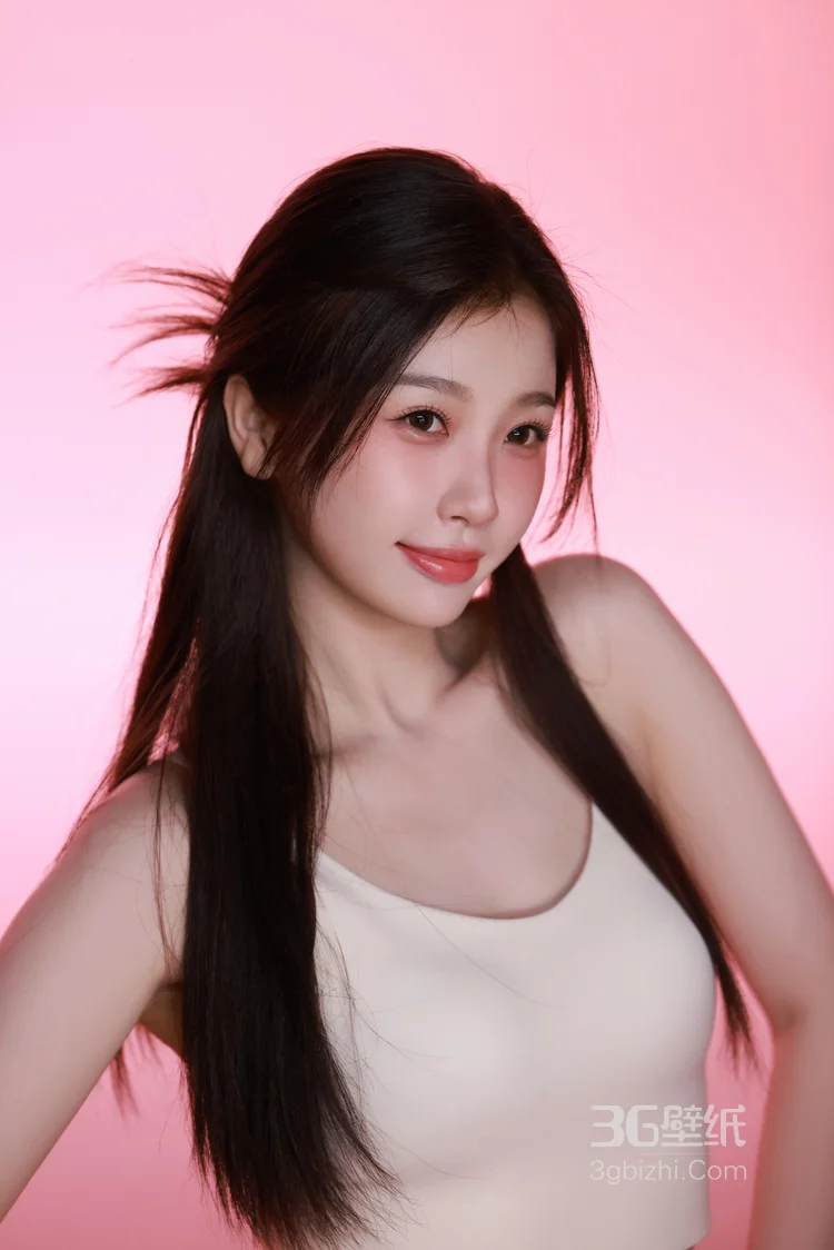 虞书欣紧身背心加瑜伽裤穿搭显紧致身材超高清写真，粉扑扑的画面太美啦10