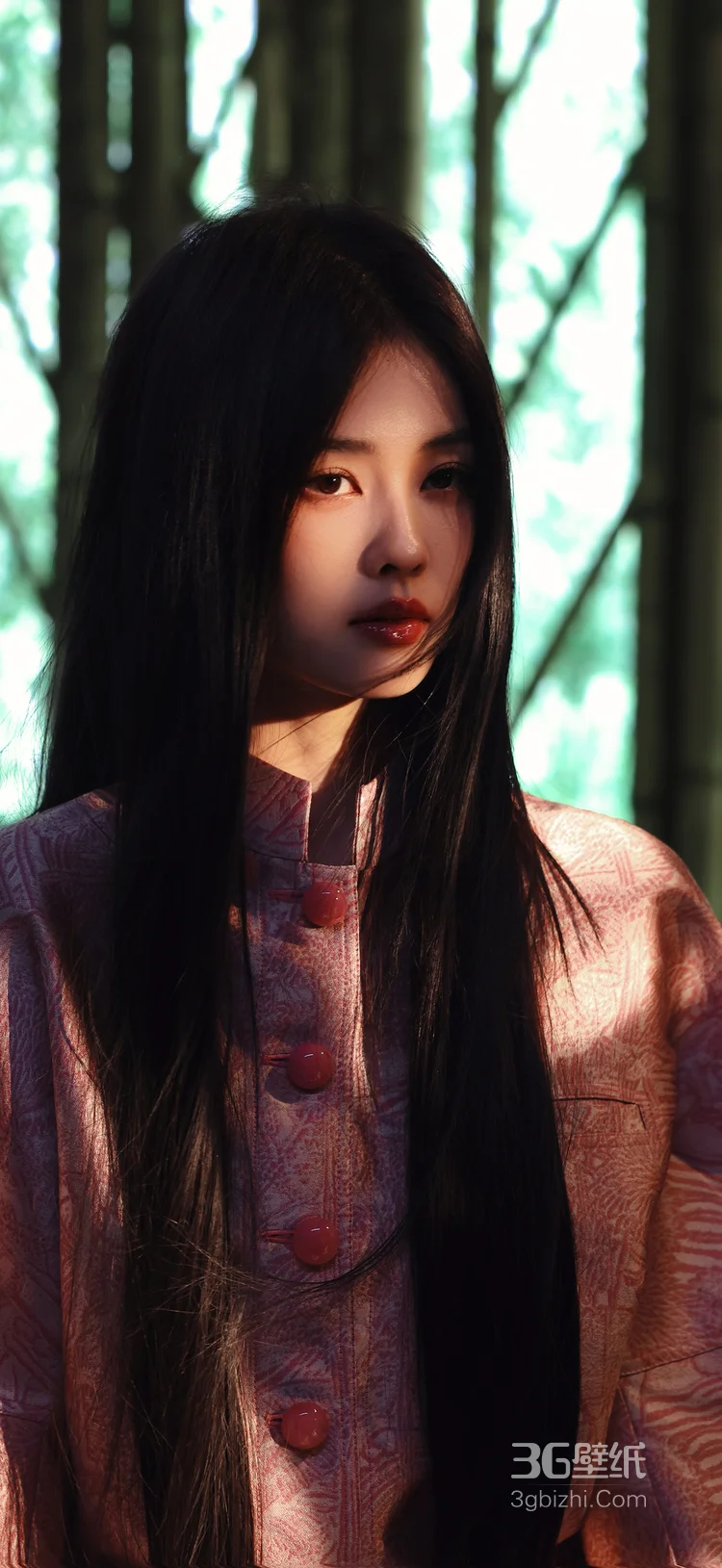 白鹿超有氛围的朦胧感精选写真手机壁纸图片2