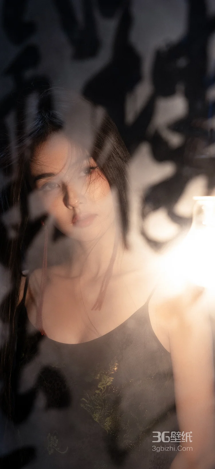 白鹿超有氛围的朦胧感精选写真手机壁纸图片7