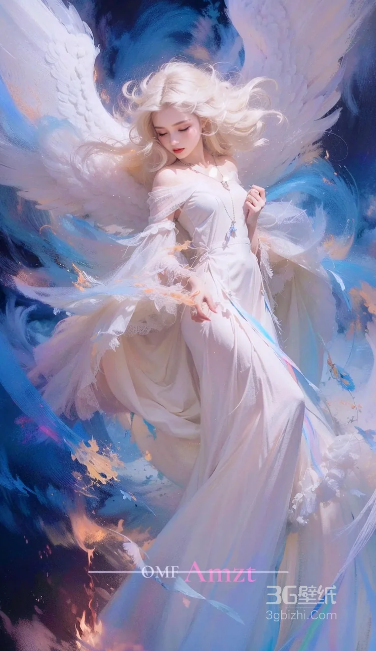 天使少女，女孩 浴室，浴盆里，白色翅膀，羽毛 欧美美女大胆赤身人像艺术摄影图片1