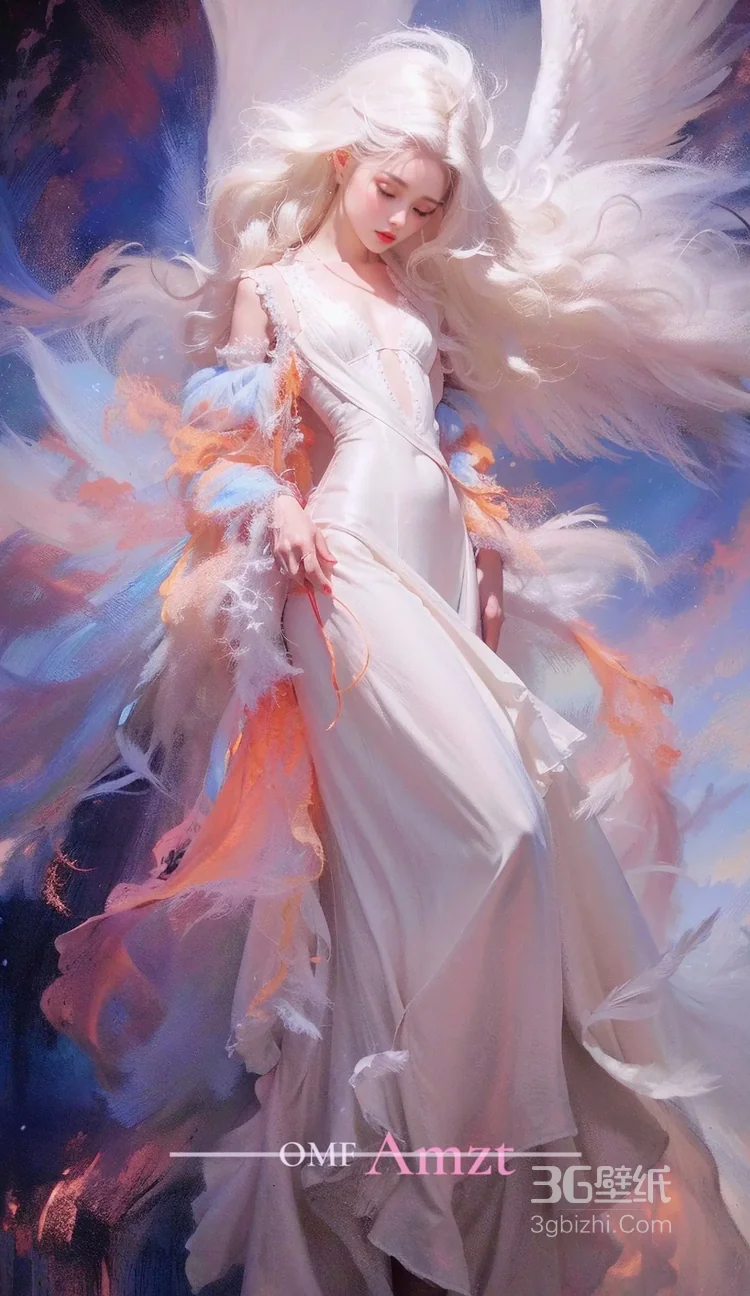 天使少女，女孩 浴室，浴盆里，白色翅膀，羽毛 欧美美女大胆赤身人像艺术摄影图片3