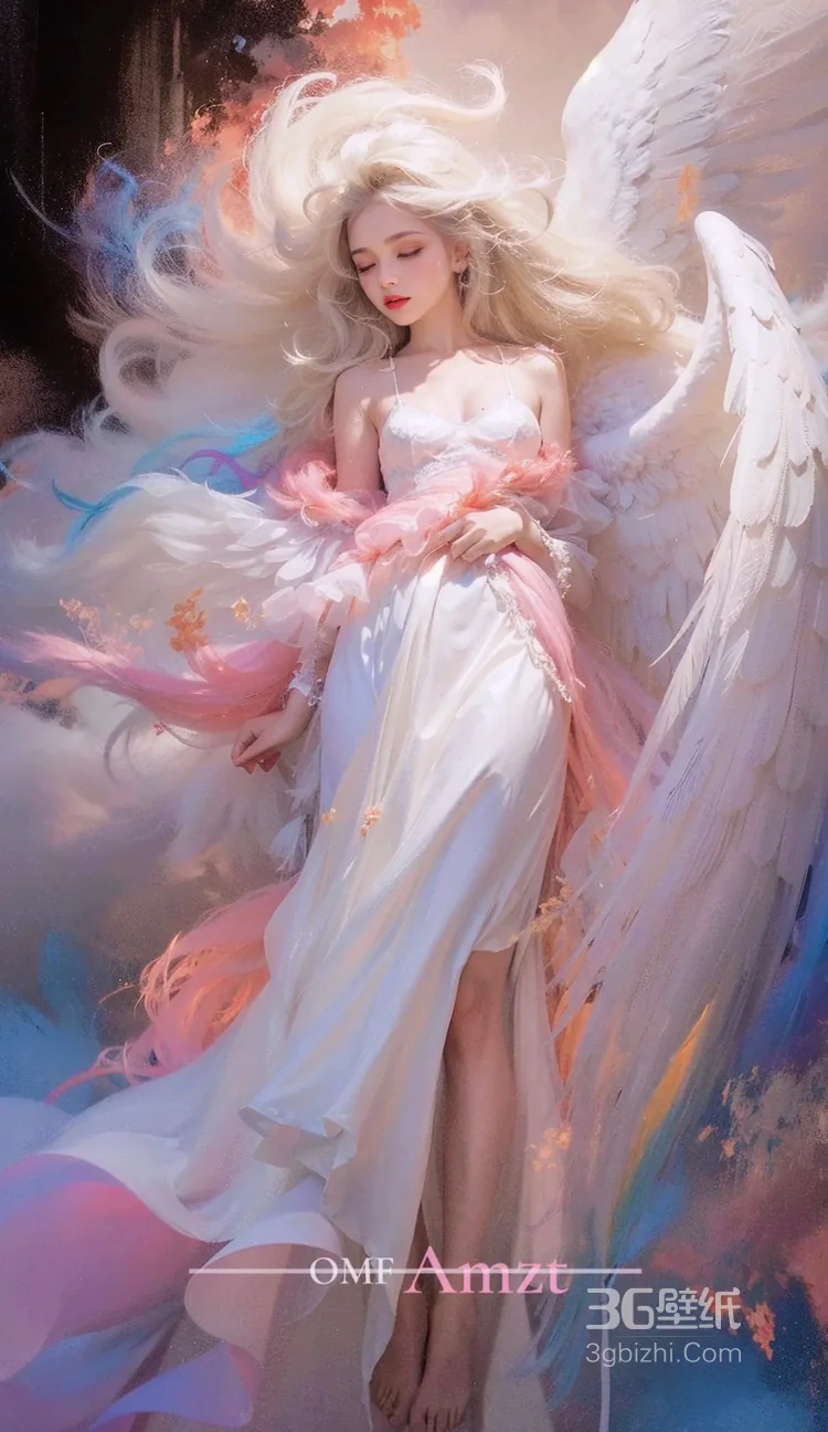 天使少女，女孩 浴室，浴盆里，白色翅膀，羽毛 欧美美女大胆赤身人像艺术摄影图片15