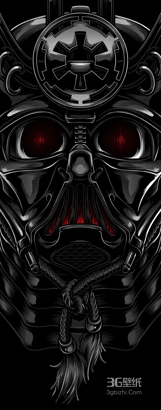 星战传奇人物，达斯・维达面具魅力壁纸1