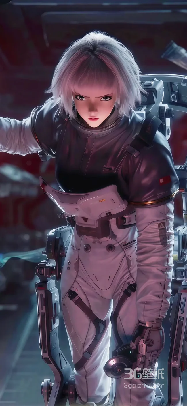 动漫《灵笼2》人物白月魁太空战斗服壁纸1