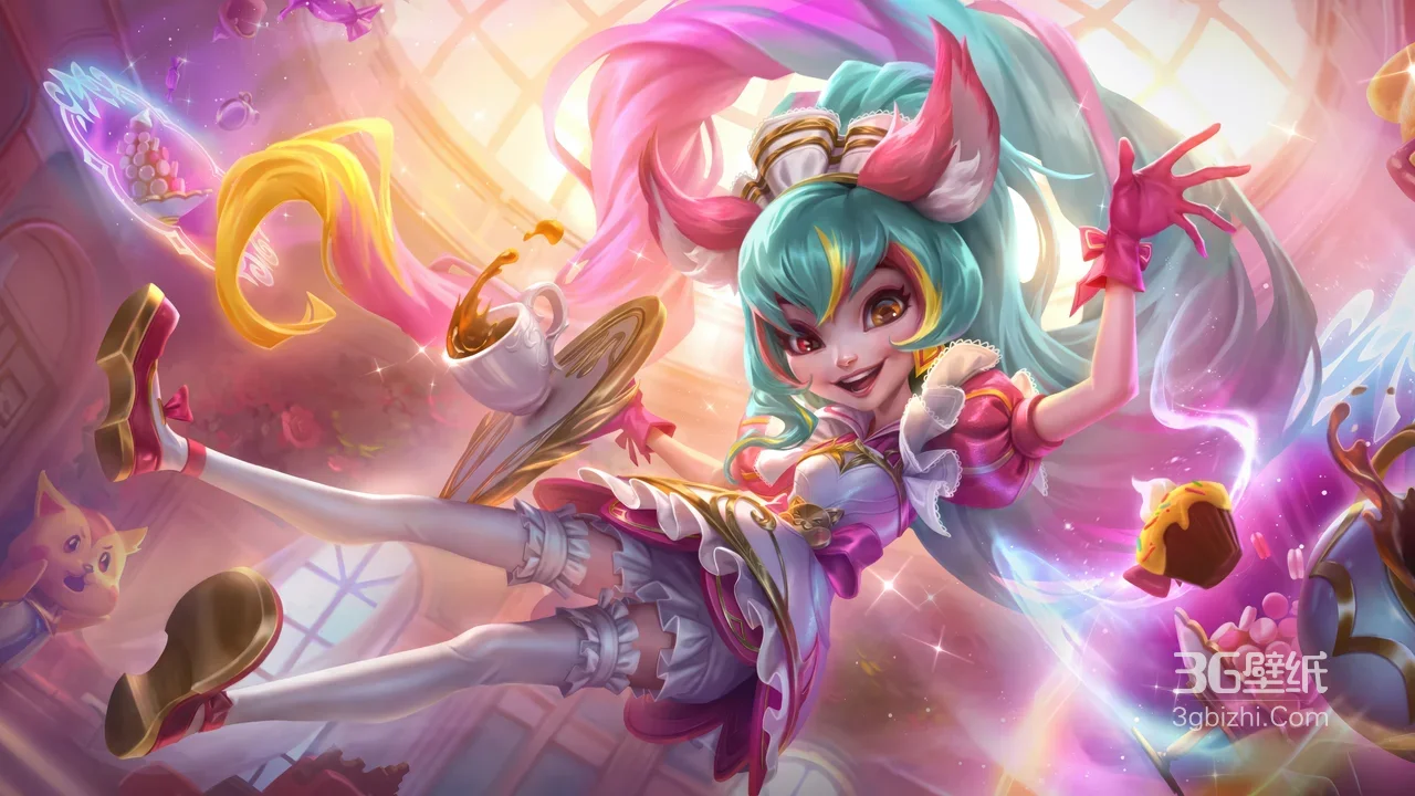 英雄联盟星之守护者佐伊魔法少女插画1