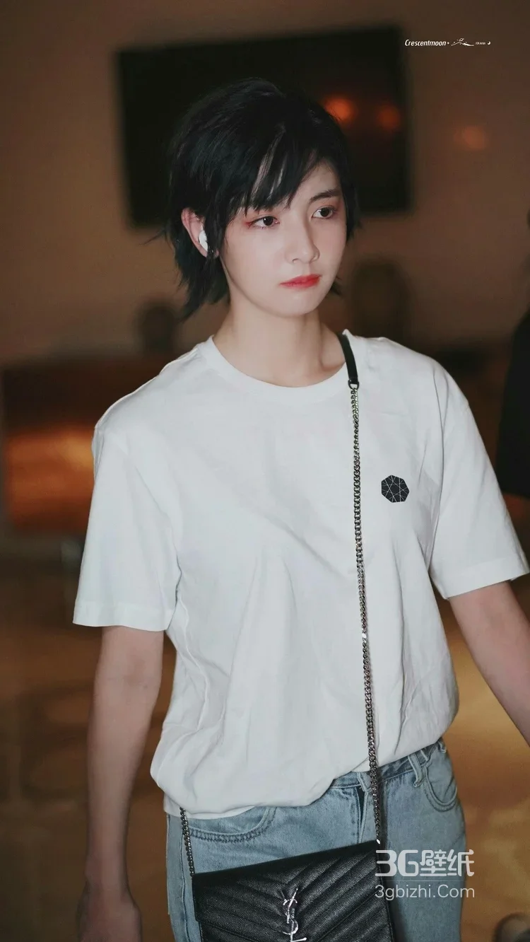 短发女星内地女歌手赵粤生活照合集1