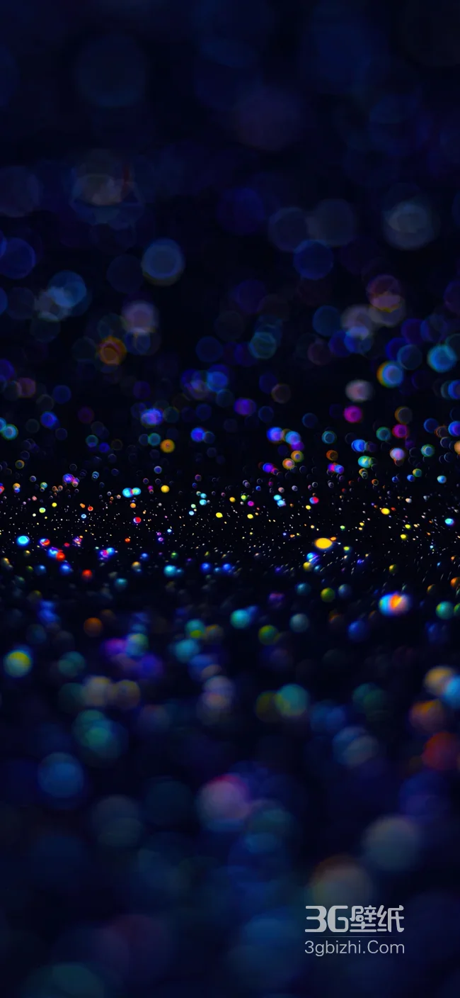 梦幻宇宙彩色光斑动态艺术壁纸1