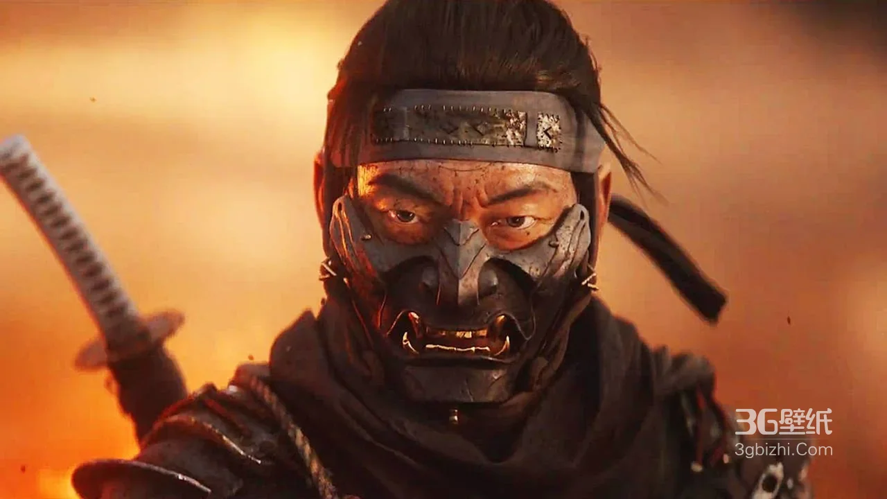对马岛之魂 武士境井仁 夕阳战姿1