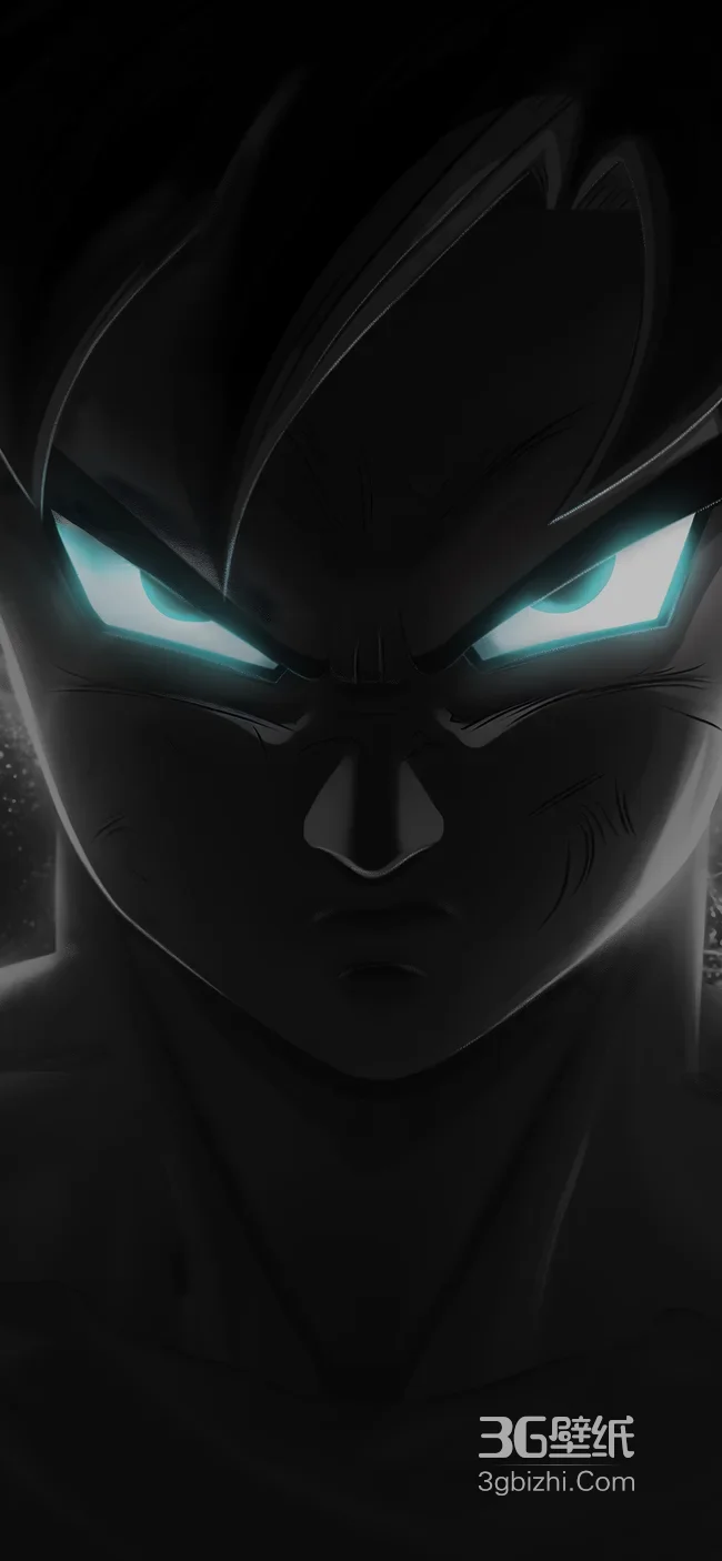 龙珠孙悟空超级赛亚人战斗眼神特写1