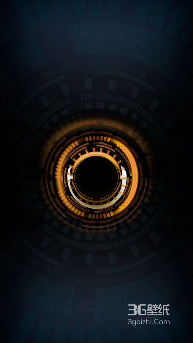 未来科技发光环形隧道抽象背景1