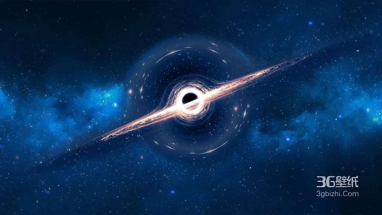 宇宙星系黑洞吸积盘天文高清壁纸1