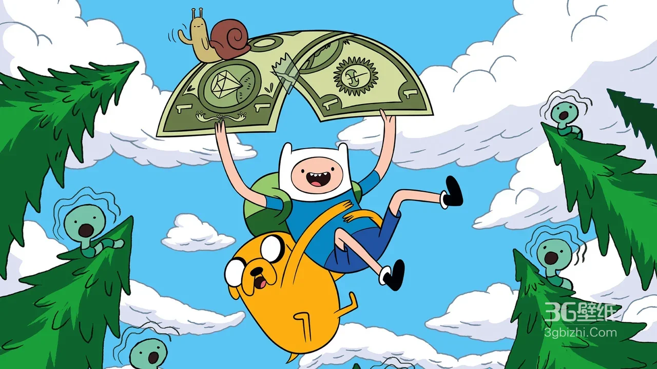 探险时光 Finn Jake 空中冒险场景1