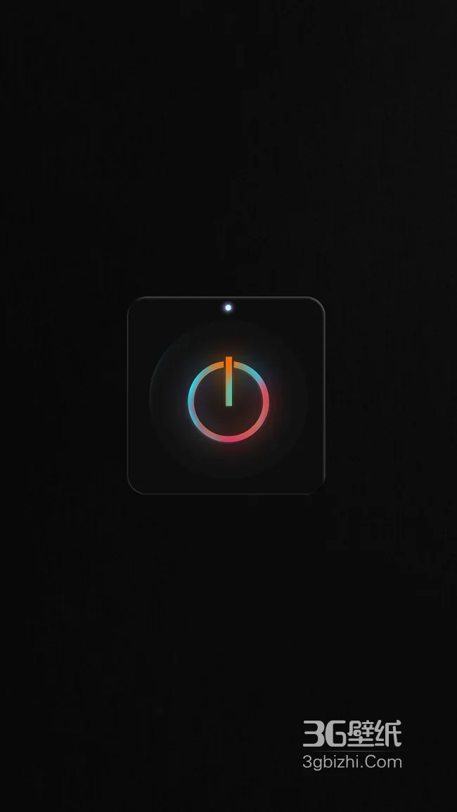 简约科技风彩色电源图标设计1