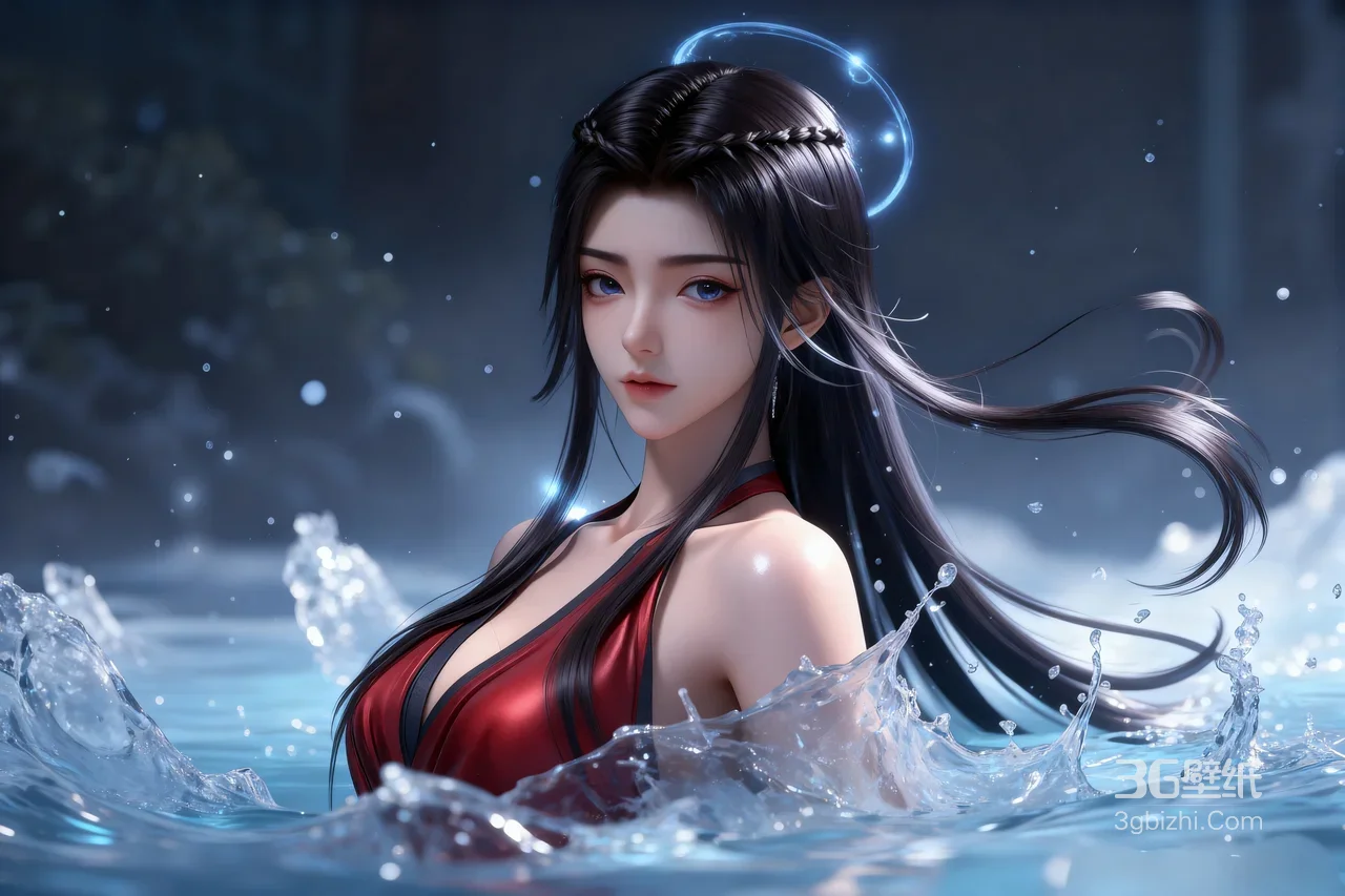 《凡人修仙传》元瑶水中仙意形象插画1
