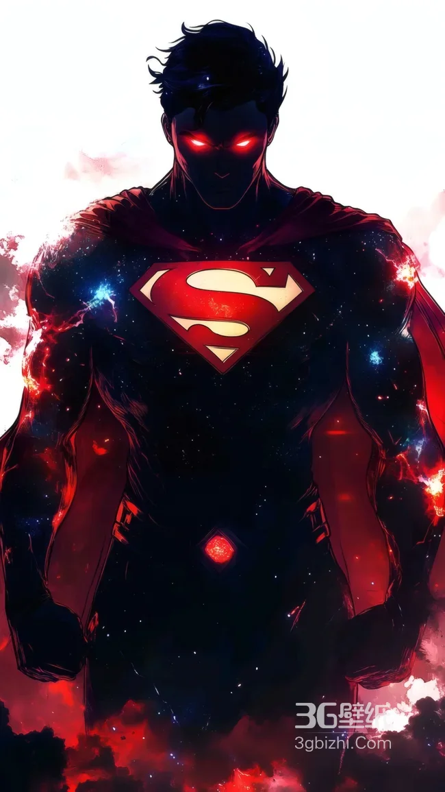 DC漫画黑化超人暗黑风格高清插画1