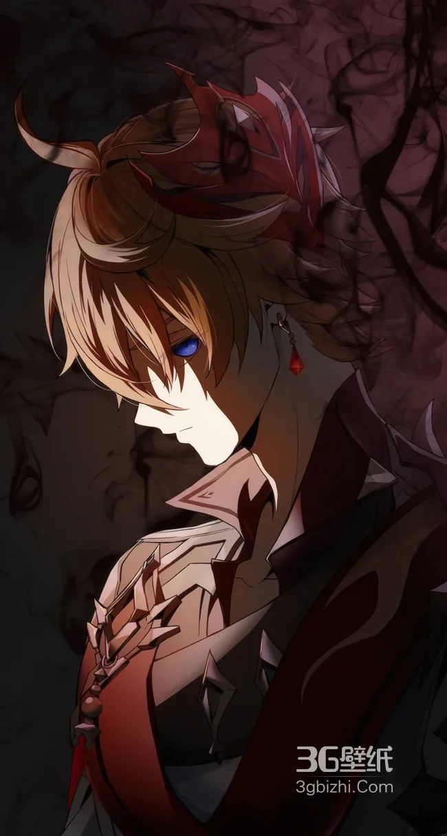 原神 达达利亚 暗黑风帅气角色壁纸 游戏角色壁纸1