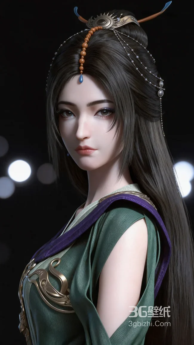 《凡人修仙传》柳玉 古风仙侠 3D 建模壁纸1