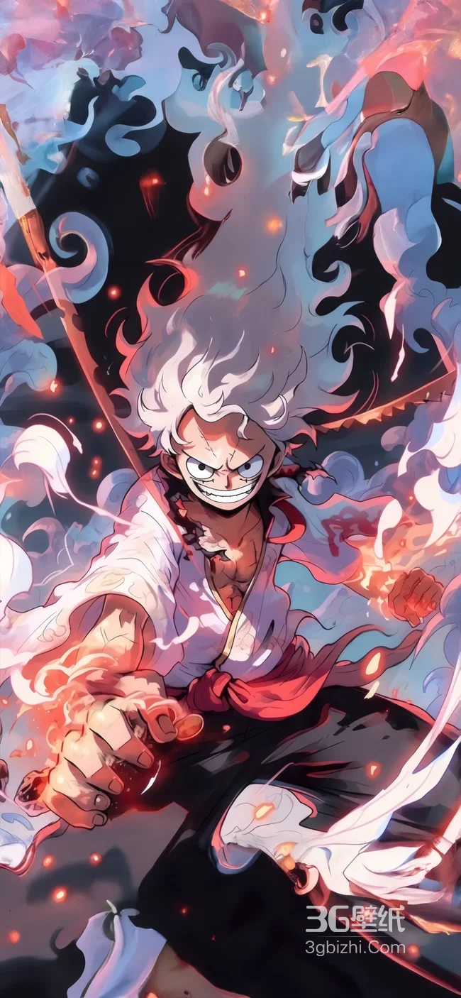 海贼王路飞五档尼卡形态热血战斗壁纸 特效绚丽1