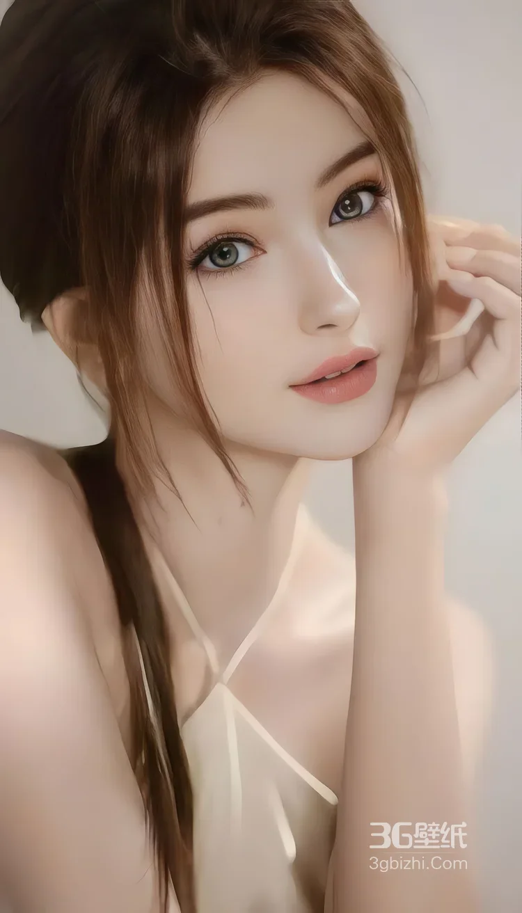 清新气质美女艺术写真 温柔风女生唯美壁纸1