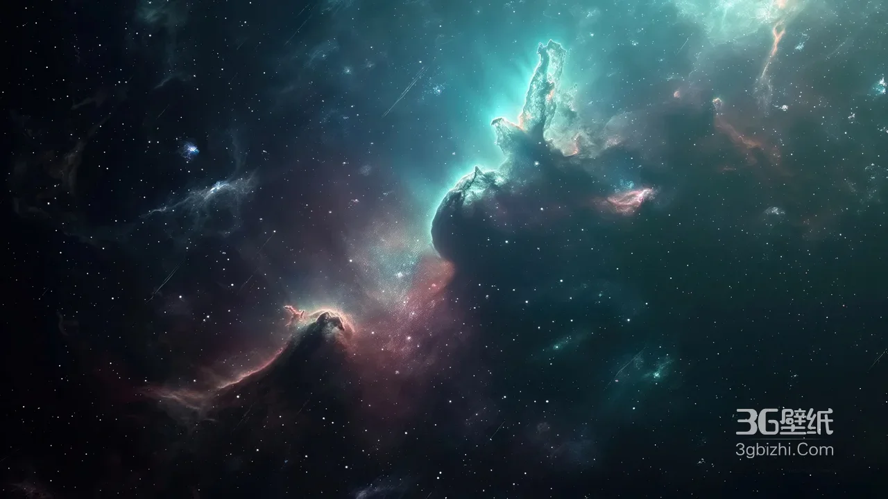 梦幻宇宙星云创生之柱壁纸 星际深空星尘背景1