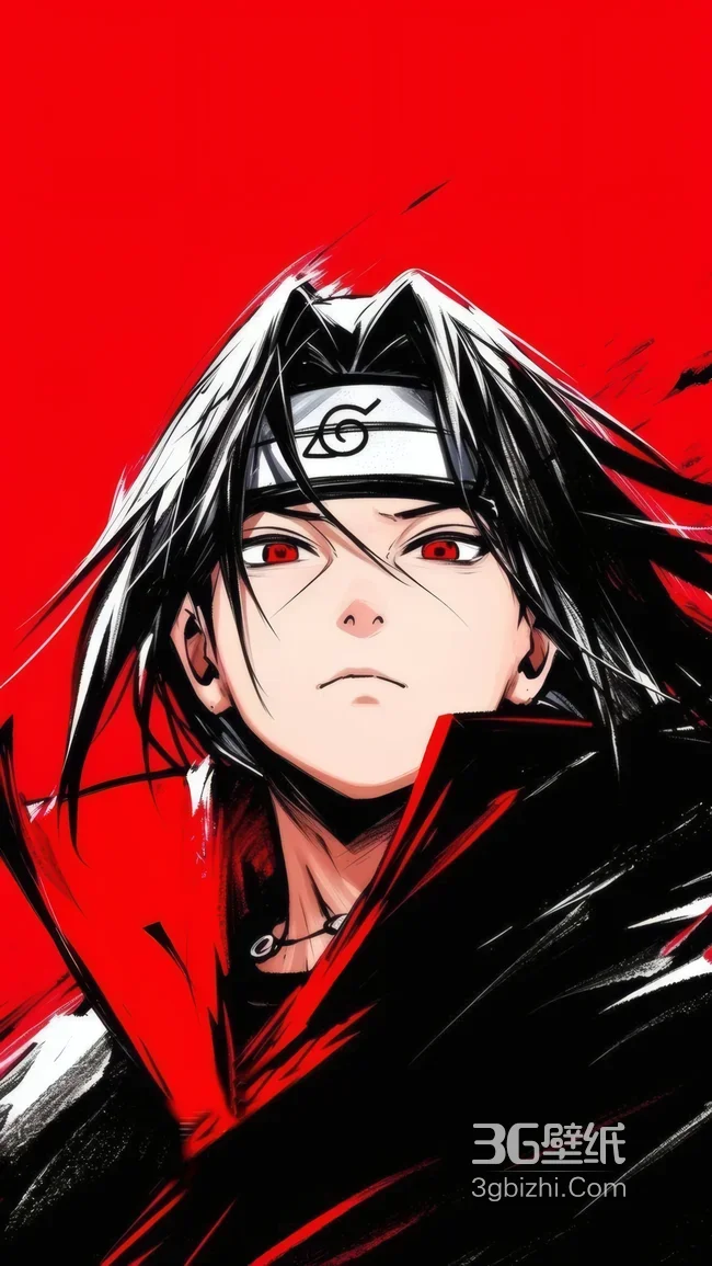 火影忍者宇智波鼬红瞳动漫壁纸 鼬神高人气壁纸1