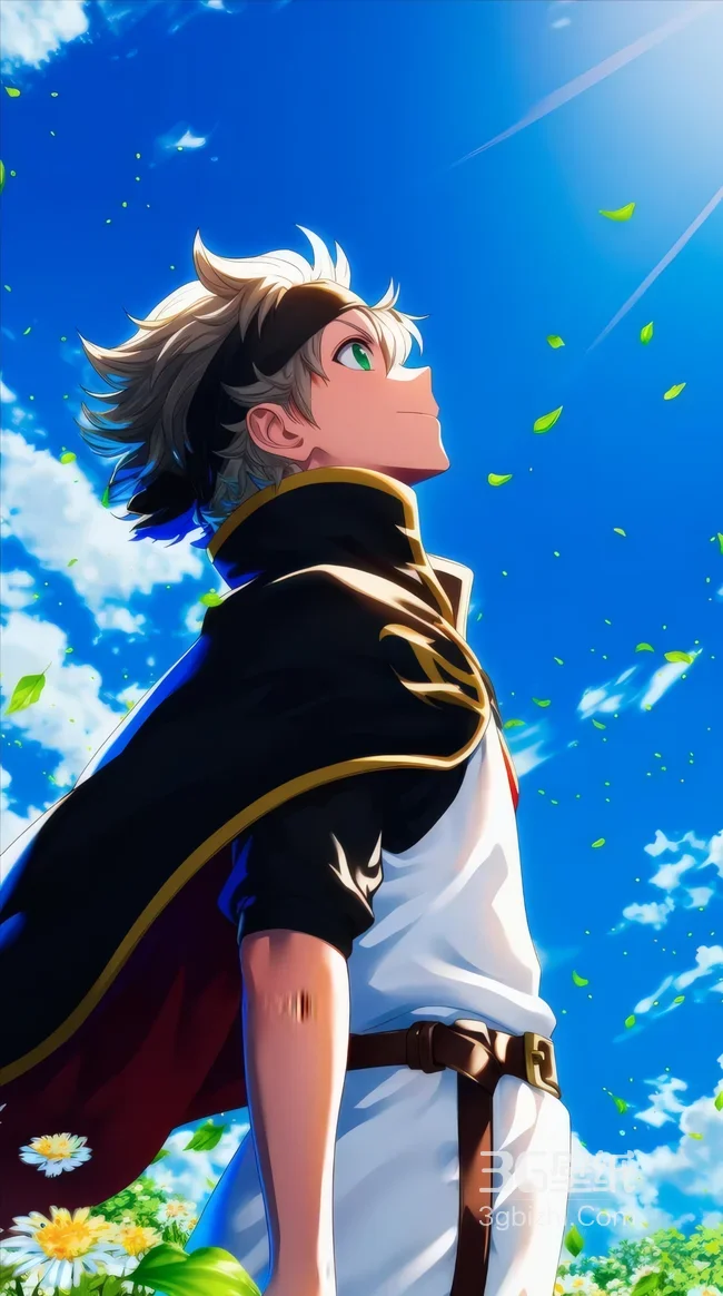 黑色四叶草阿斯塔仰望蓝天热血清新场景1