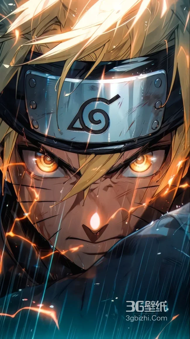 火影忍者漩涡鸣人电光热血动漫壁纸 角色壁纸1