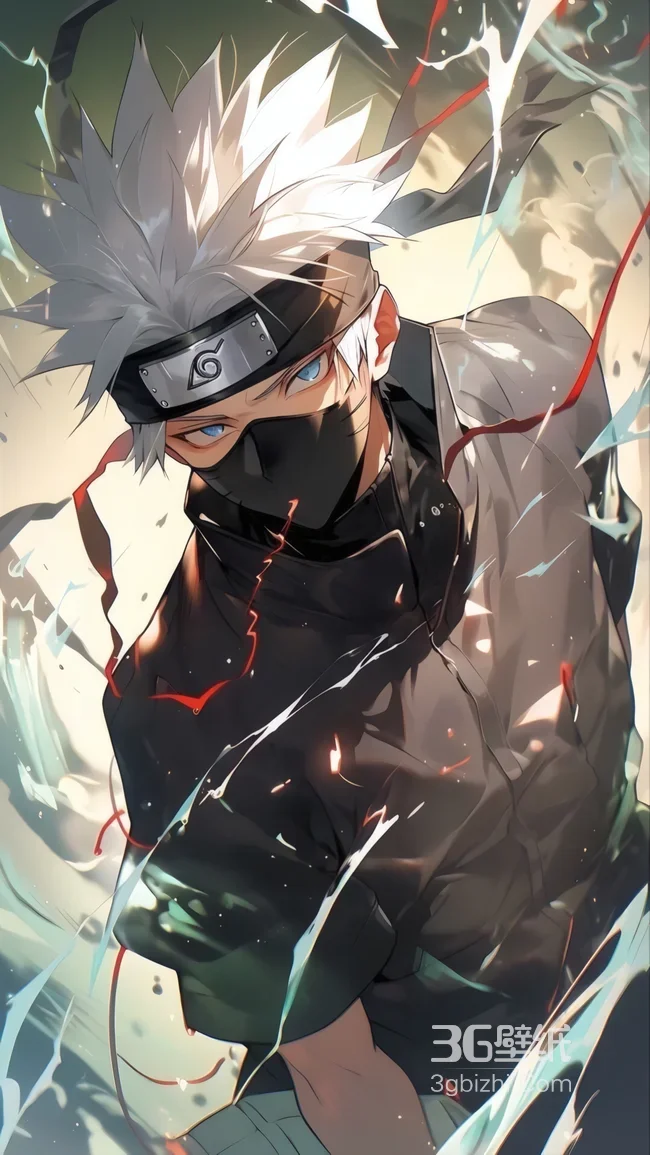 旗木卡卡西·雷切迸发 火影忍者二次元炫酷风 高清无水印1