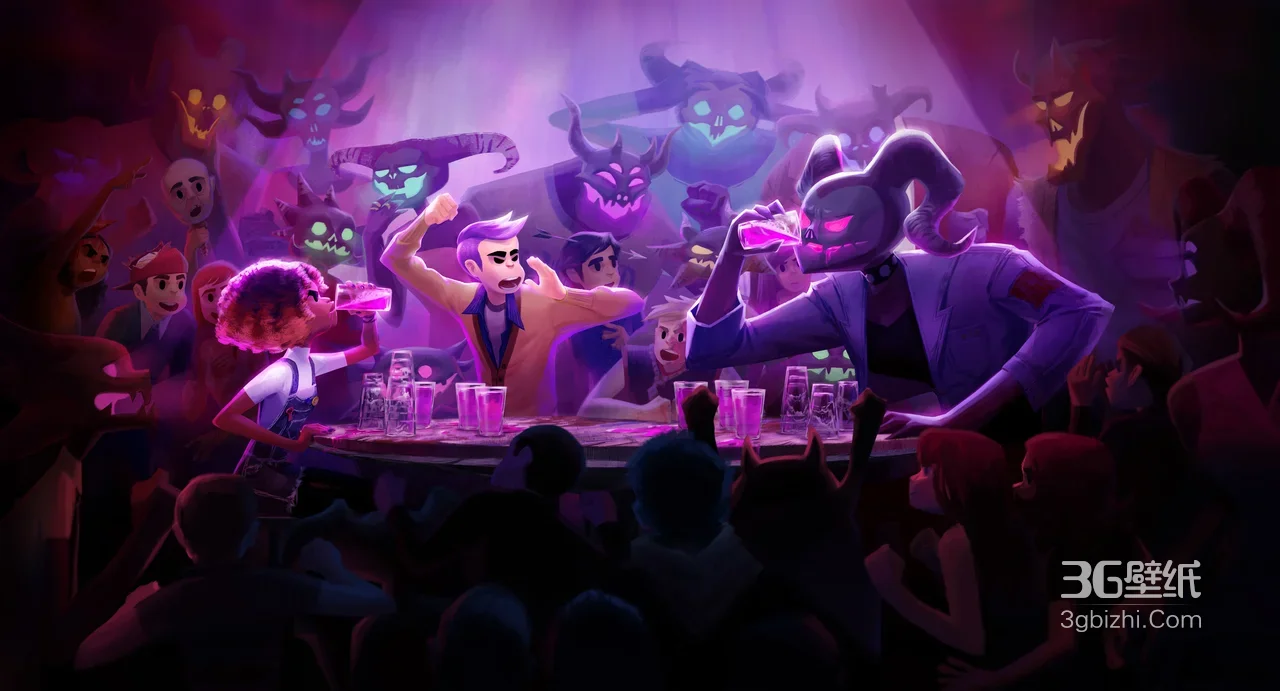 人类与魔物酒吧狂欢对饮 暗黑奇幻游戏风 氛围感拉满1