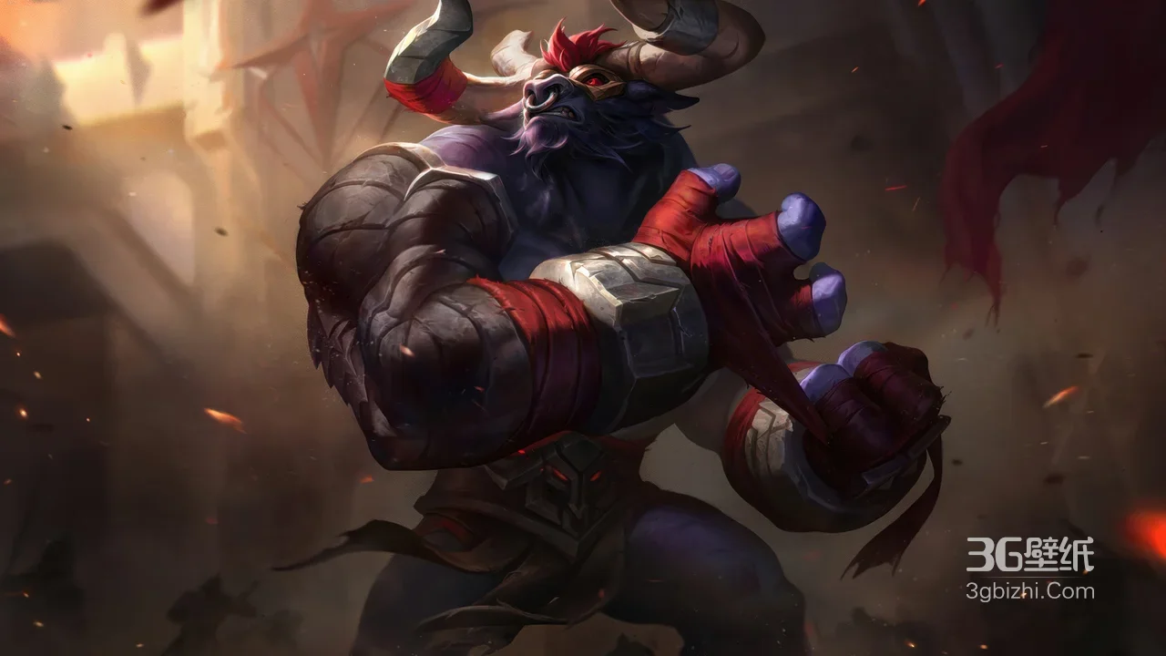 英雄联盟阿利斯塔·角斗士战姿 写实战斗风高清无水印1