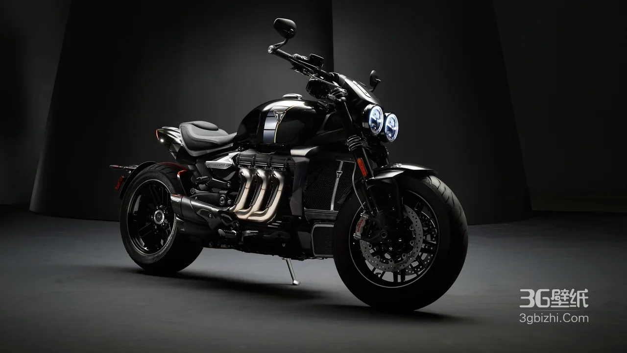 凯旋Rocket 3机车·暗黑机械风 机械美学氛围感拉满1