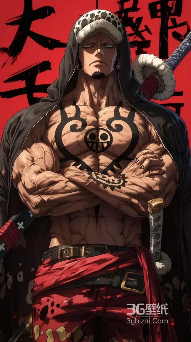 特拉法尔加·罗·肌肉炸裂 海贼王写实热血风 高清无水印1