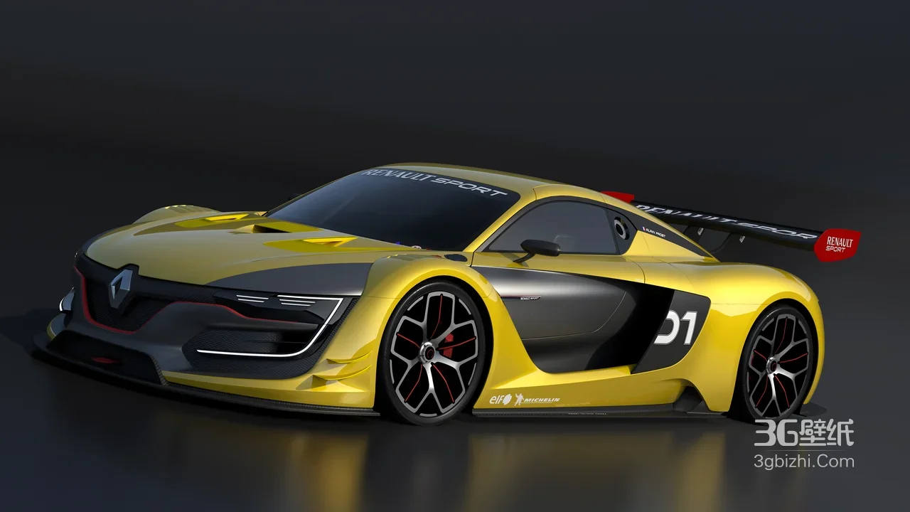 雷诺Sport概念赛车·科技竞速风·超跑宽屏车机壁纸1
