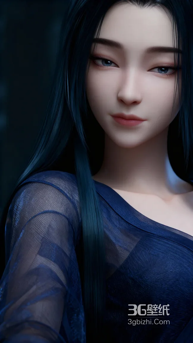 《凡人修仙传》器灵银月·薄纱透肤唯美国风·古风美人壁纸1